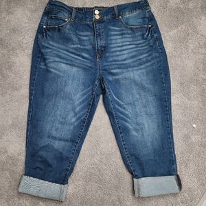 Terra and sky 1x capri jeans